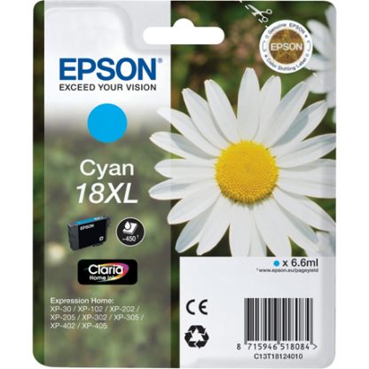 Cartucho Inkjet original C13T18124010 epson 18xl cyan