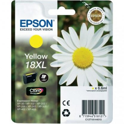 Cartucho Inkjet original C13T18144010 epson 18xl Amarillo