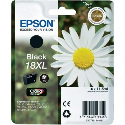 Cartucho Inkjet original C13T18114010 Epson 18XL Negro