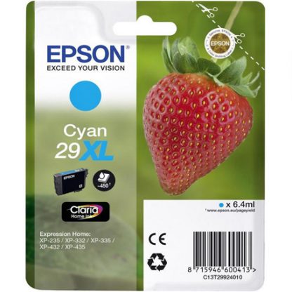 Cartucho Inkjet original C13T29924010 Epson 29xl Cyan