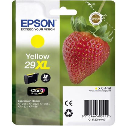 Cartucho Inkjet original C13T29944010 Epson 29XL Amarillo