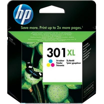 Cartucho Tinta Original HP 301XL Tricolor CH564EE