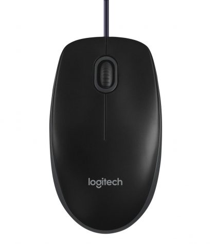 Raton Logitech B100 Optico Con Cable USB Negro