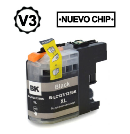 Cartucho Compatible LC123BK Negro