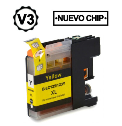 Cartucho Compatible LC123Y Amarillo