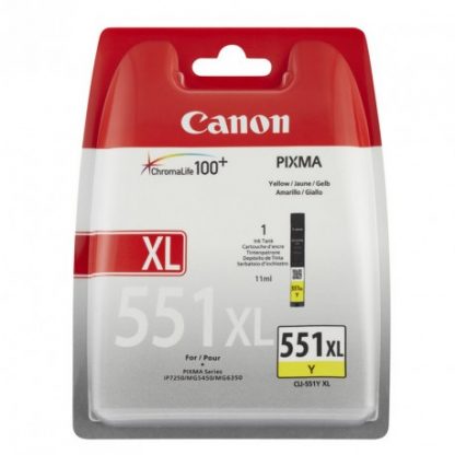 Cartucho Canon Original CLI551XLY Amarillo