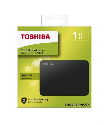 Disco Duro Externo Toshiba Canvio 1 TB. USB 3.0(Canon incluido)