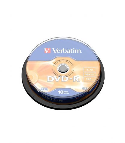 DVD-R Verbatim Bobina 10 Discos Canon Incluido