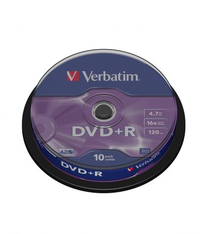 DVD+R Verbatim Bobina 10 Discos Canon Incluido