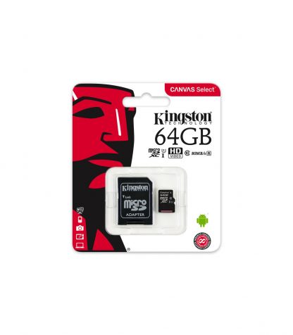 Micro SD Kingston 64 GB. Class10 SDXC - Imagen 2