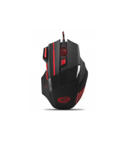 Ratón Gaming MX201 WOLF – Con cable USB – Rojo
