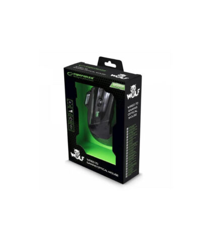 Ratón Gaming  MX201 WOLF - Con cable USB - VERDE - Imagen 2