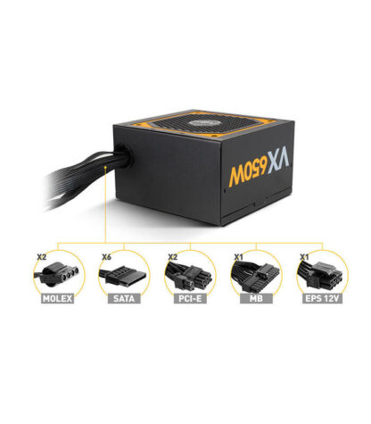 Nox Fuente alimentación Urano VX650W Bronze - Imagen 3