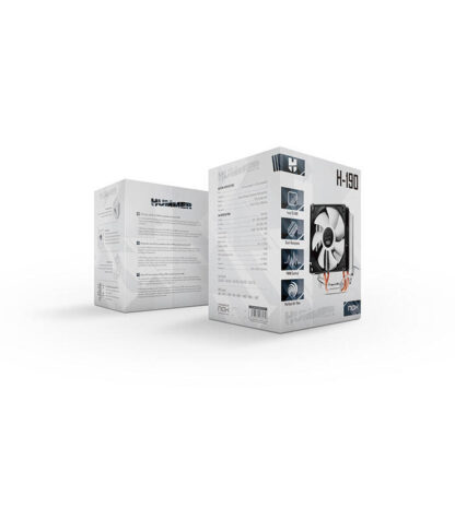Ventilador para CPU Nox Hummer H-190 INTEL y AMD - Imagen 6