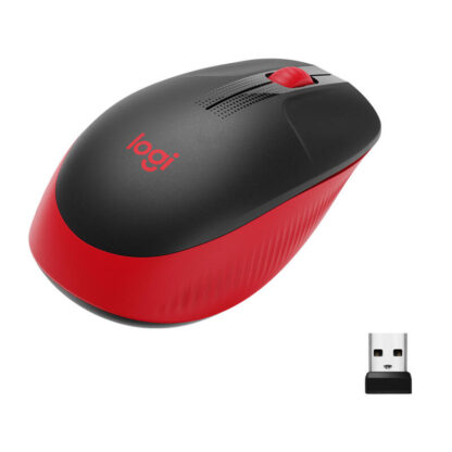 Raton Logitech M190 Optico Inalambrico Rojo - Imagen 5