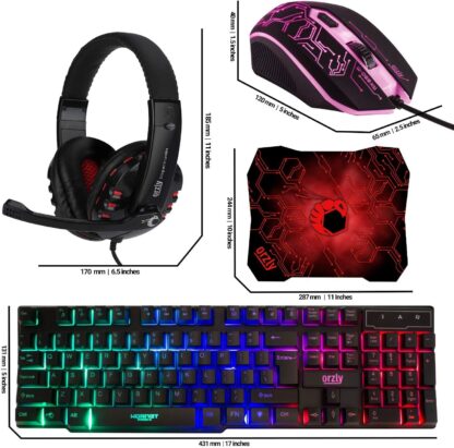 Scorpion CM370 Pack 4 en 1 Gaming
