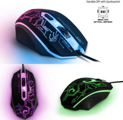 Scorpion CM370 Pack 4 en 1 Gaming - Imagen 7